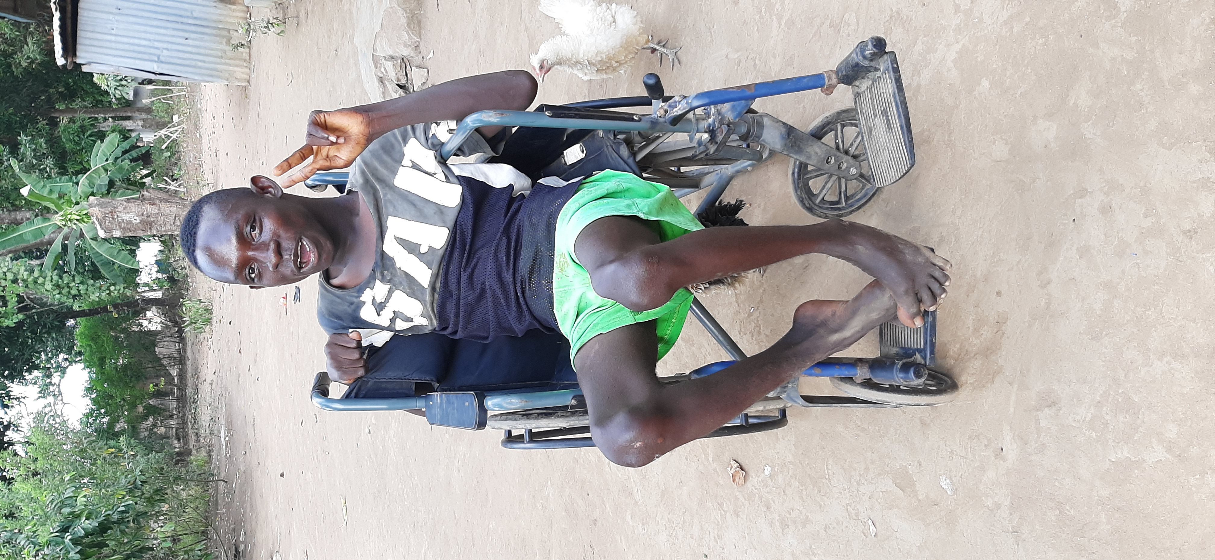 Momoh  a New Year & a new wheelchair