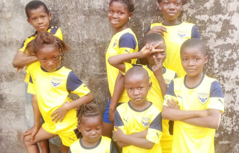 Oxford United Academy donate kit to Sierra Leone